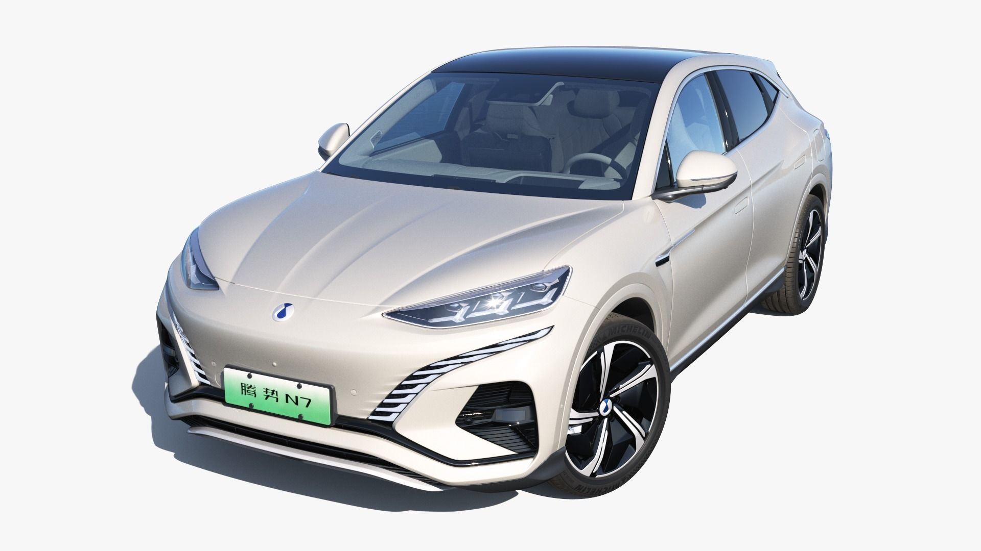 2023 BYD Denza N7 EV 3D model_1