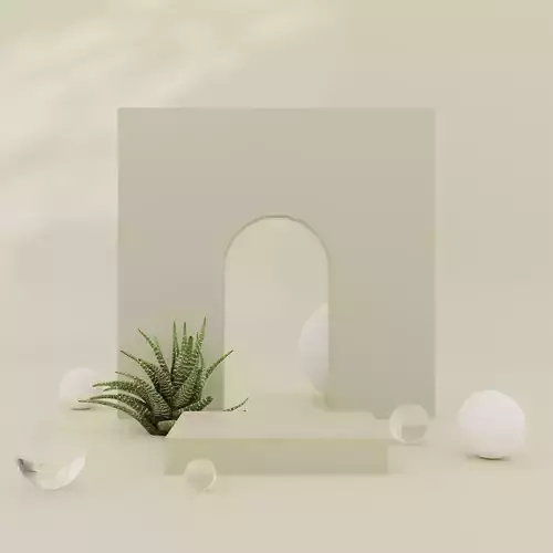 Minimal podium for product presentation