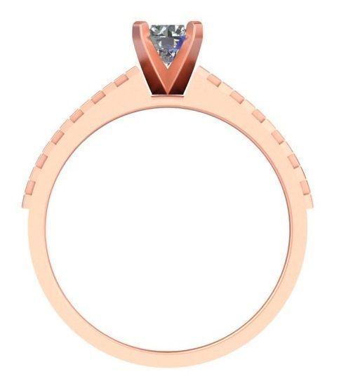 Crossover Small Piece Style Mens Ring Men Ring Man Ring GR-83 3D print model_4