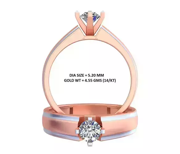 Men Groom Gents Diamond Ring 3dm stl  3D Model Collection GR-80