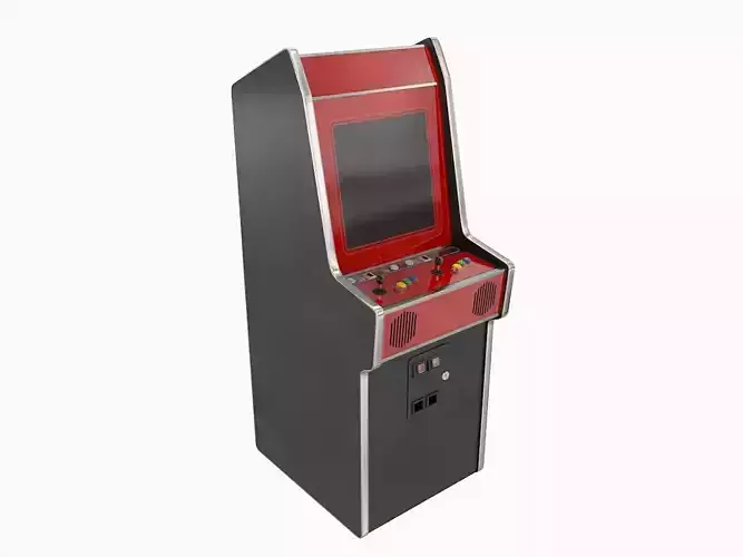 Vintage Arcade Machine 3D model