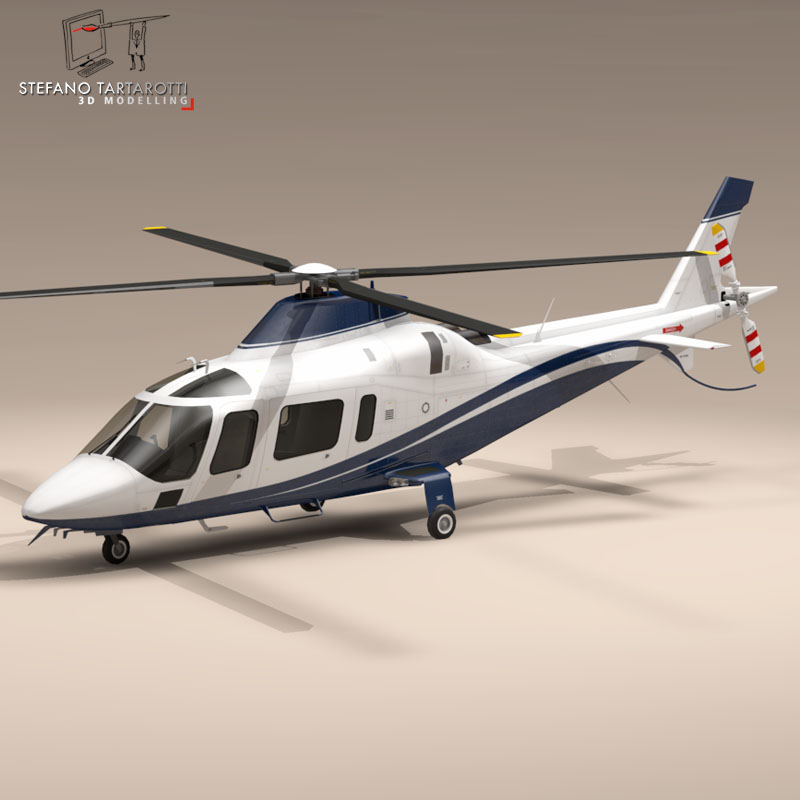 AW109 copter 3D model_12