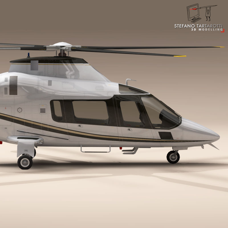 AW109 copter 3D model_8