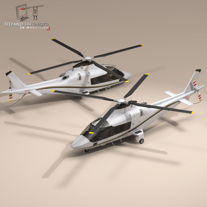 AW109 copter 3D model_13