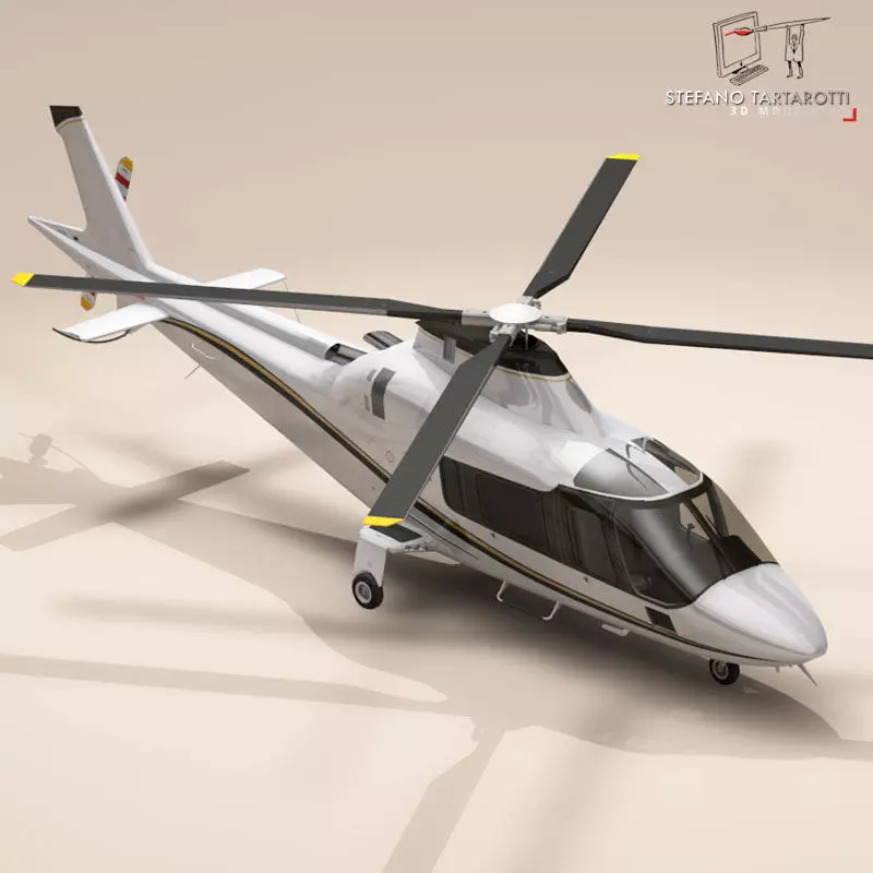 AW109 copter 3D model_0