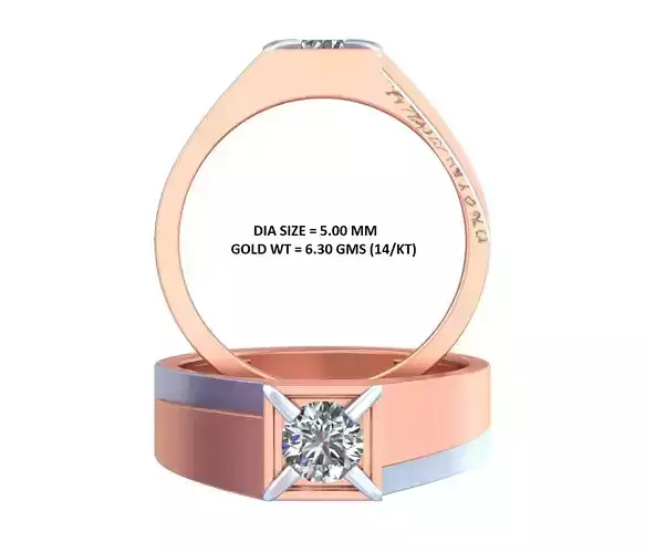 Solitaire Diamond Ring GR-56