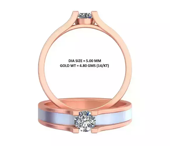 Simple And Elegant Diamond Ring GR-54