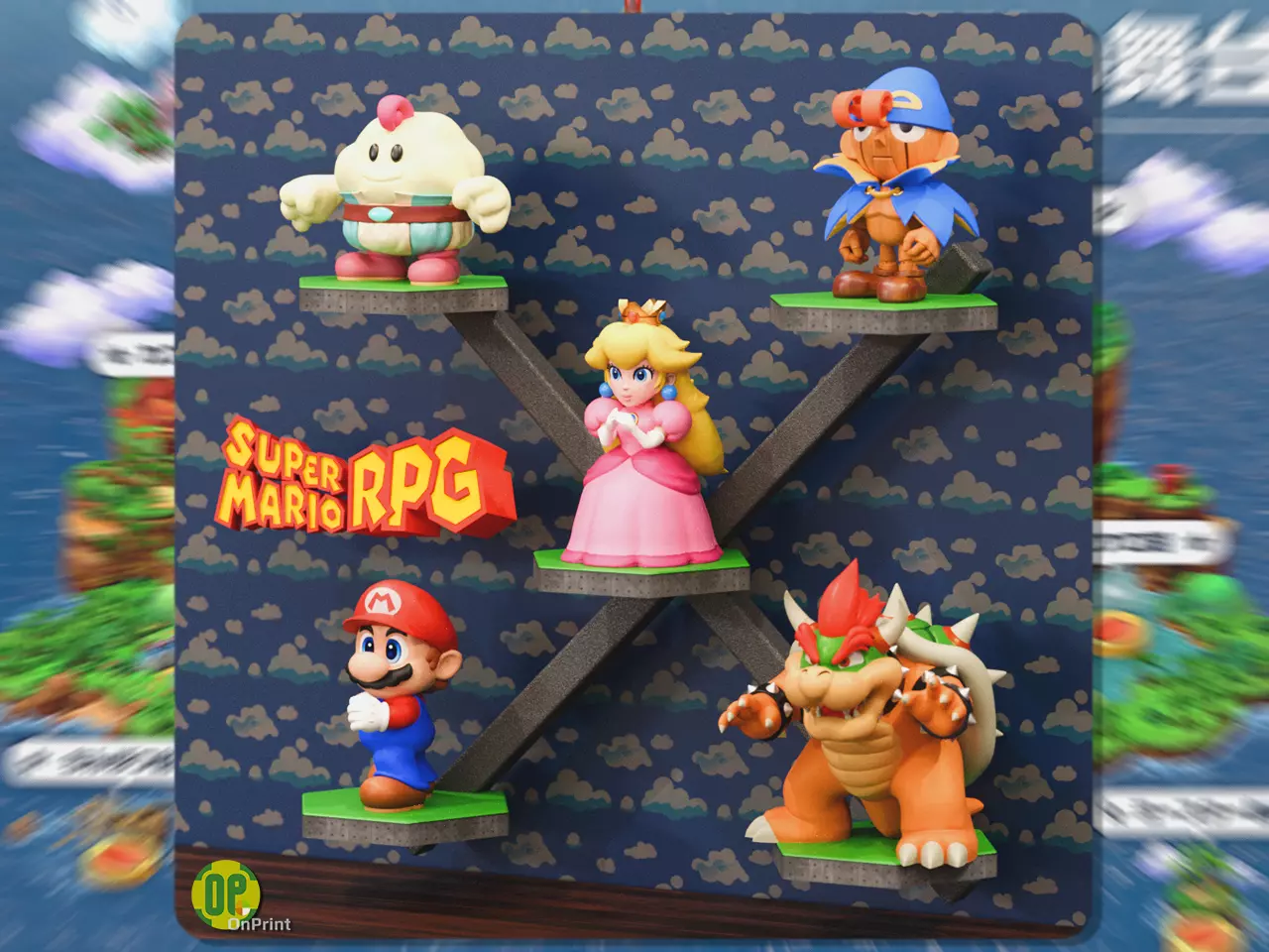 SUPER MARIO RPG Remake - 5 High-Poly Figures 3D print model_0