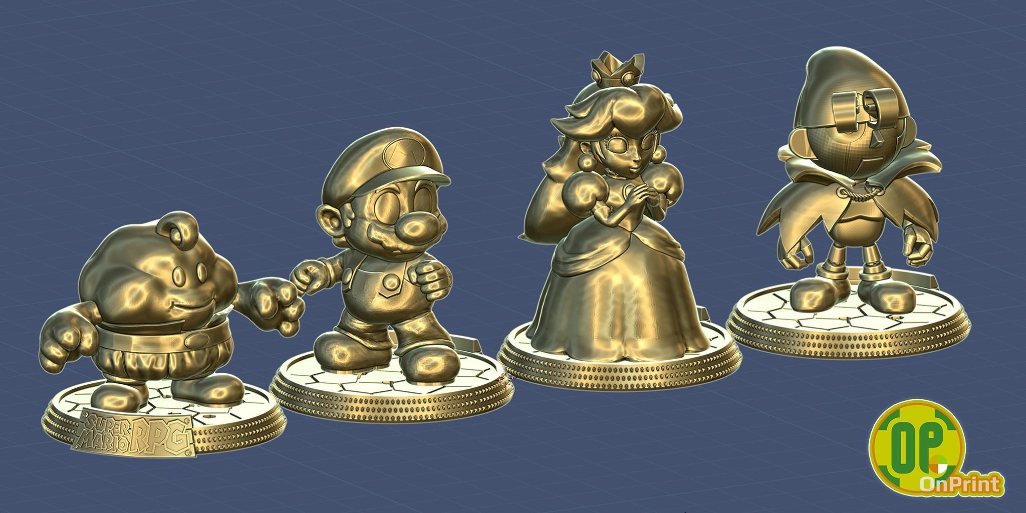 SUPER MARIO RPG Remake - 5 High-Poly Figures 3D print model_21