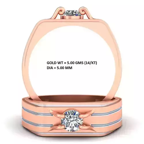 Single Diamond Solitaire Ring GR-39