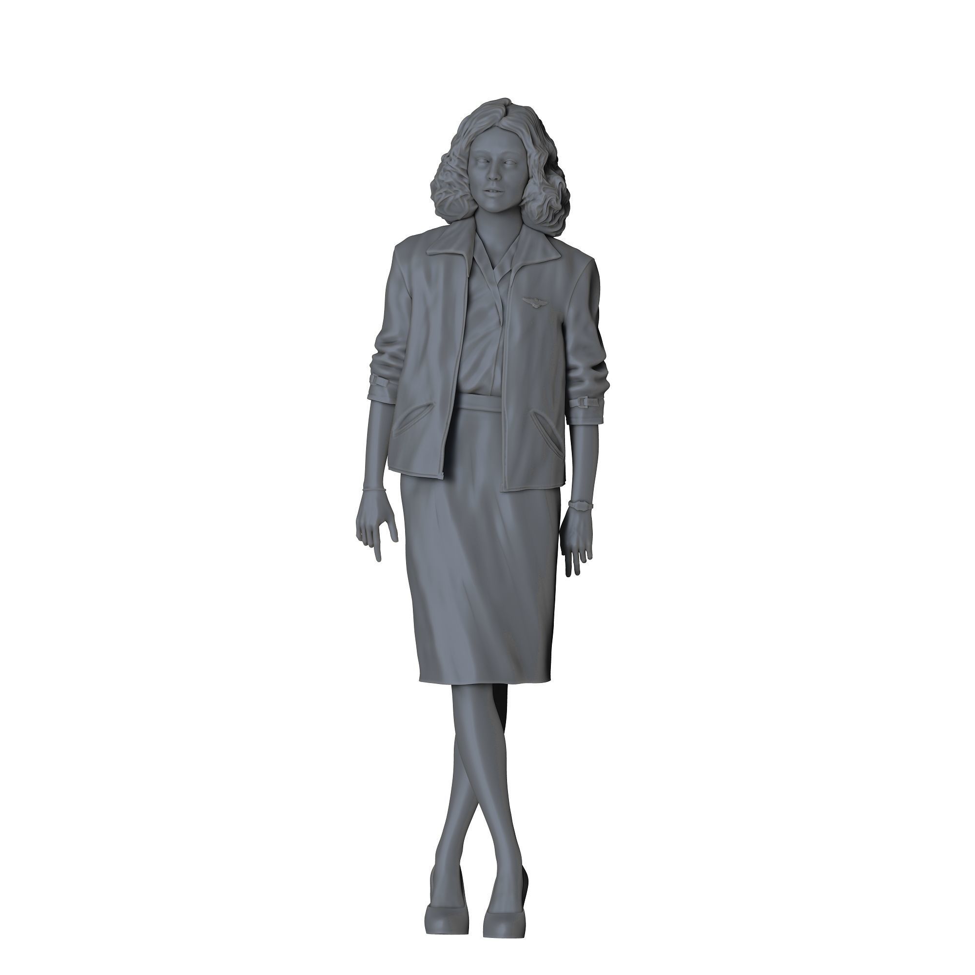N2 Top Gun Kelly McGillis 3D print model_31