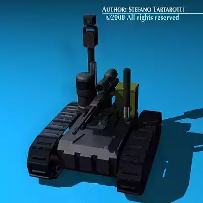Army recon robot 3D model