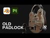 Old Padlock - Tutorial Included  Low-poly 3D model_2