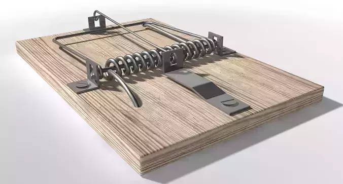 Mouse Trap 3D model