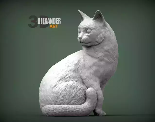 Cat for 3d printing 