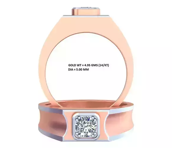 Solitaire Diamond Ring  GR-12