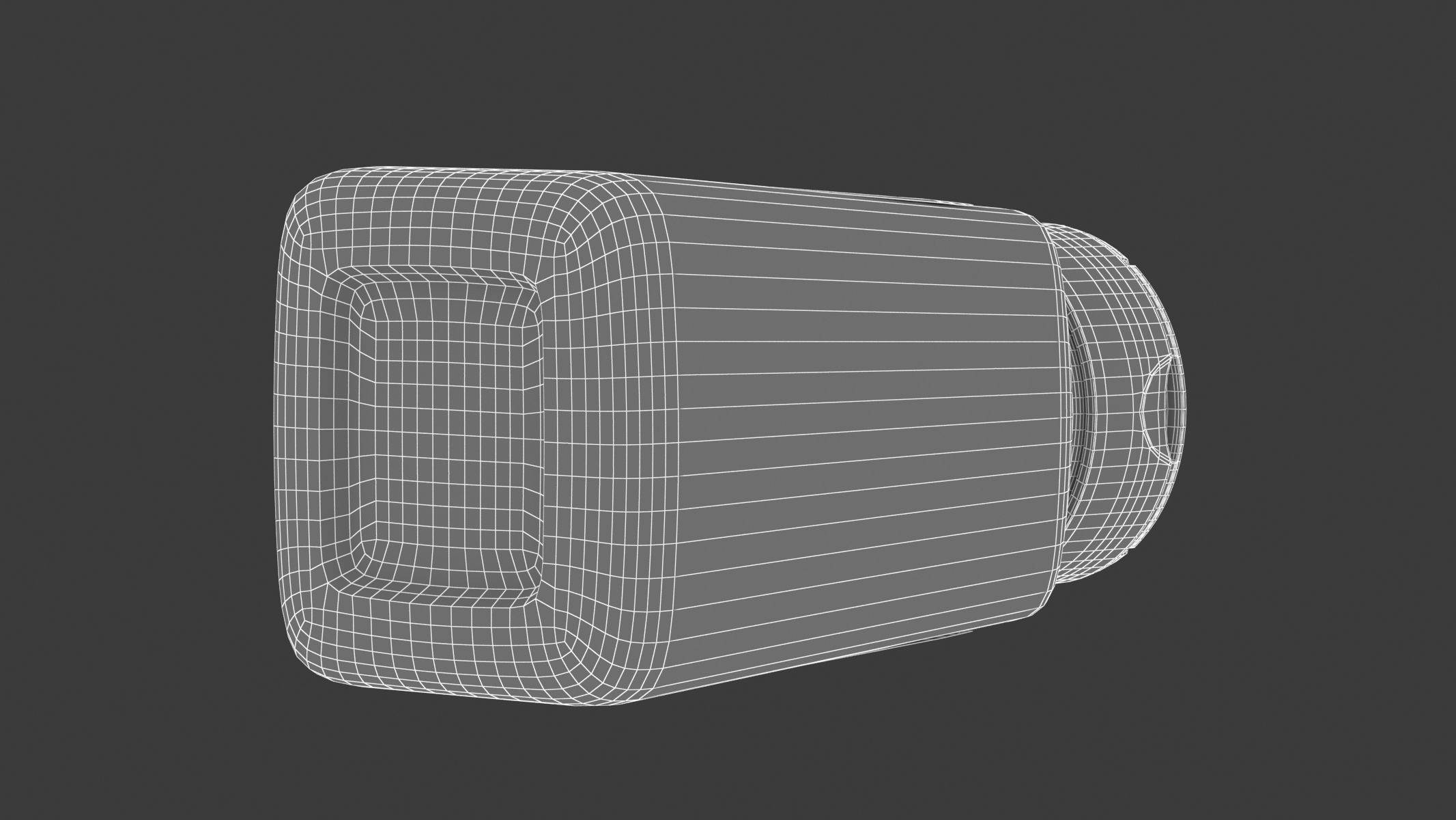 Tebery Bottle 02 Red 3D model_7