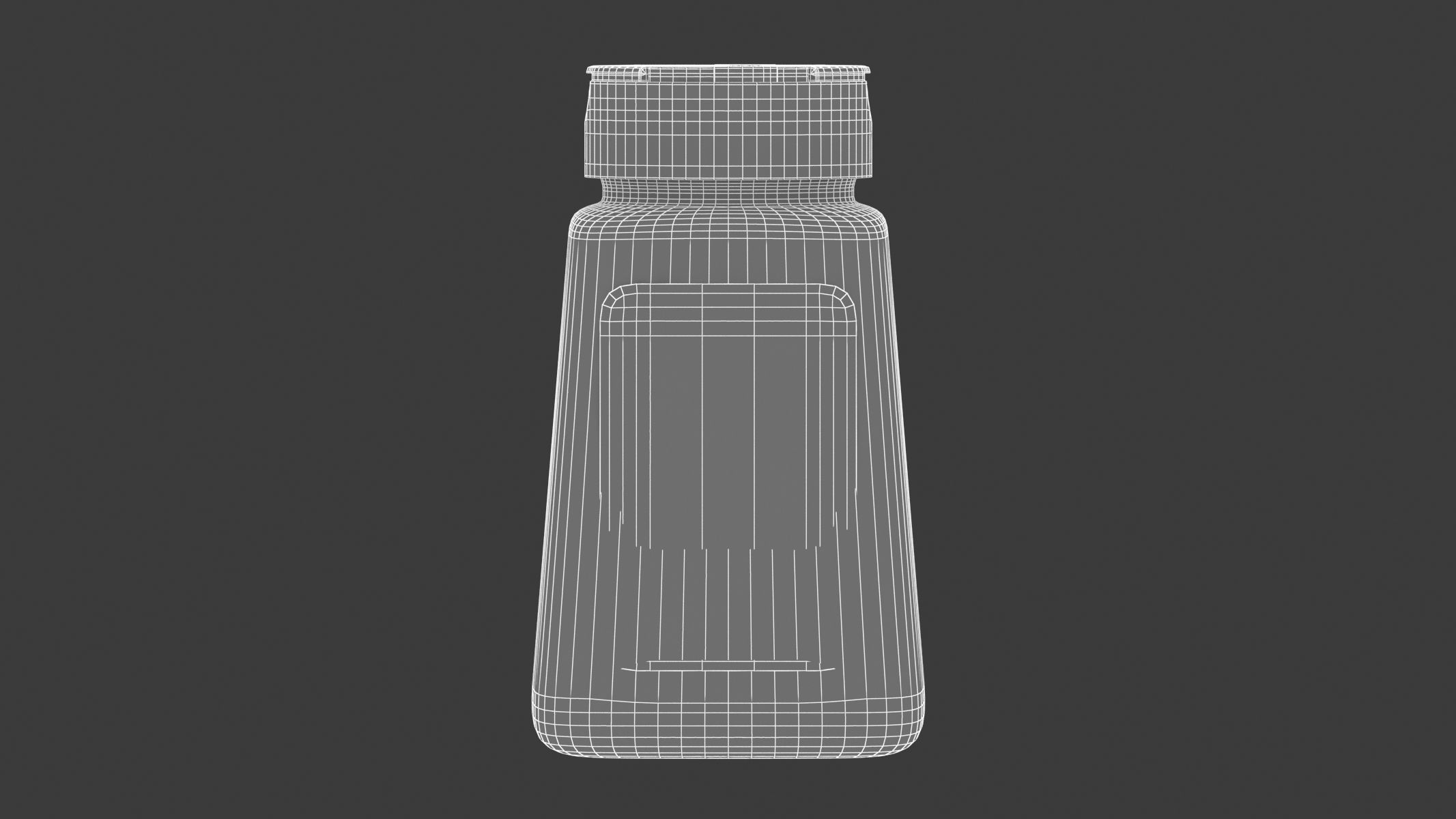 Tebery Bottle 02 Red 3D model_5