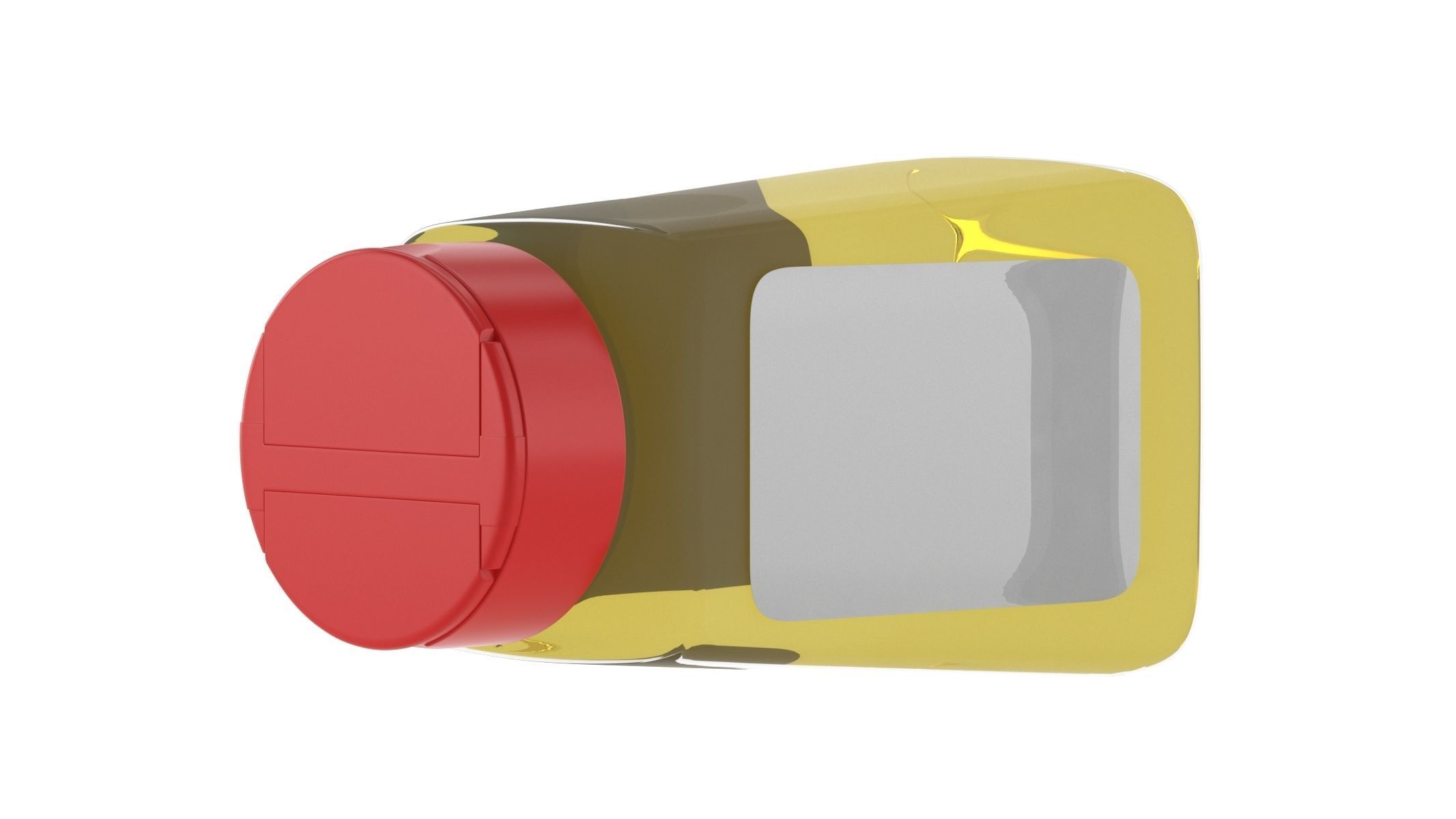 Tebery Bottle 02 Red 3D model_4