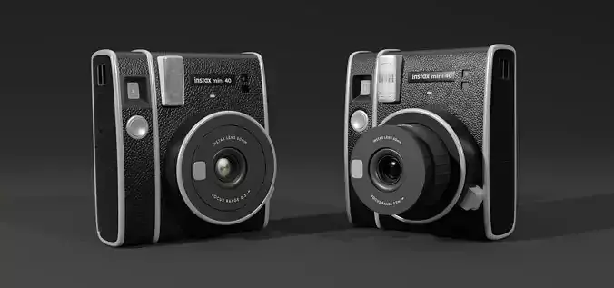 Fujifilm Instax Mini 40 Instant Camera 3D model 3D model