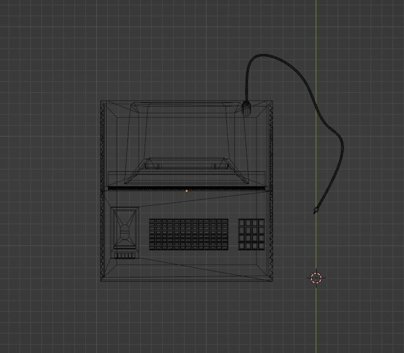Futuristic computer Free low-poly 3D model_5