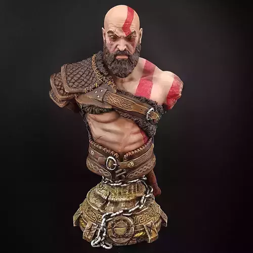 Kratos - God of War - Bust