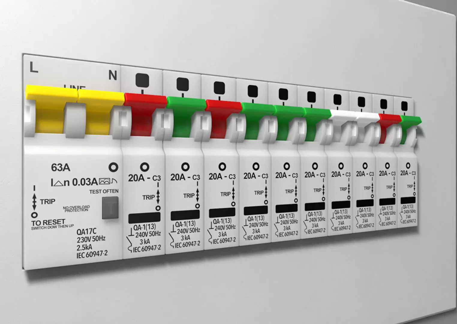 Electrical Distribution Board 3D model