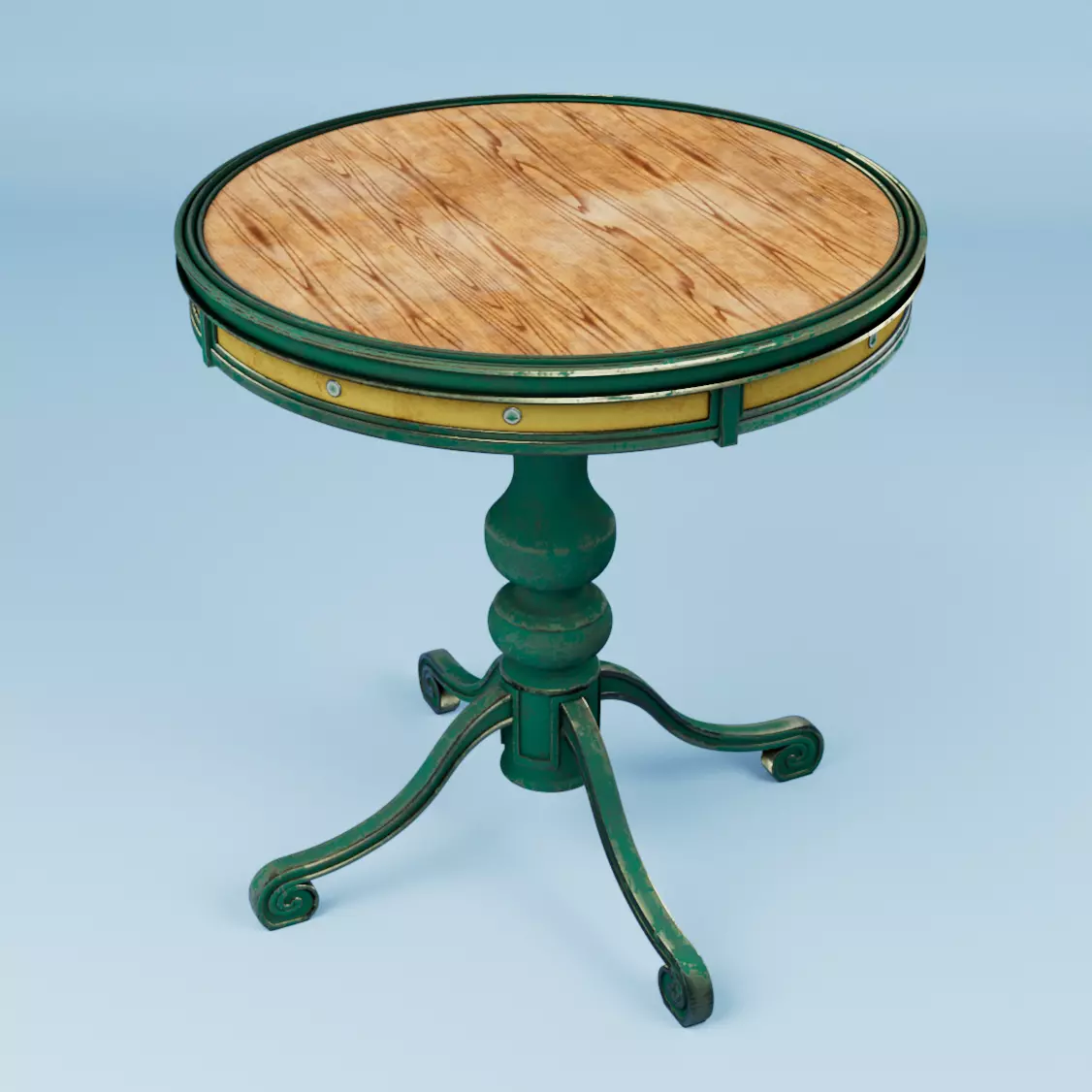 metalTable 3D model_0