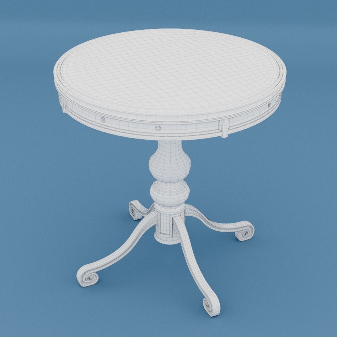 metalTable 3D model_2