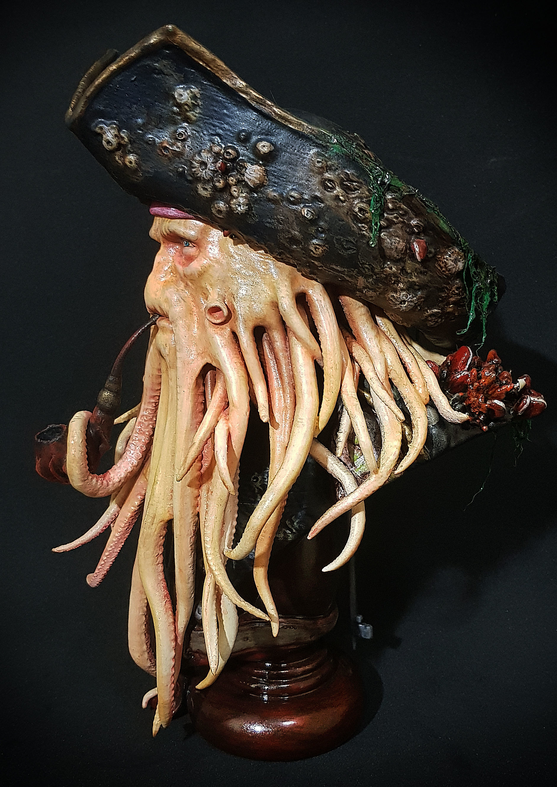 Davy Jones Bust - Pirates of the Caribbean 3D print model_2