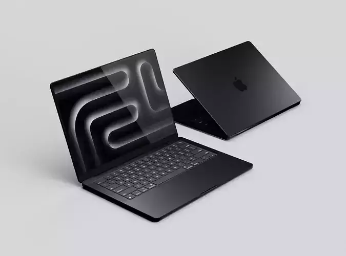 Apple MacBook Pro M3 14 inch 2023 3D model