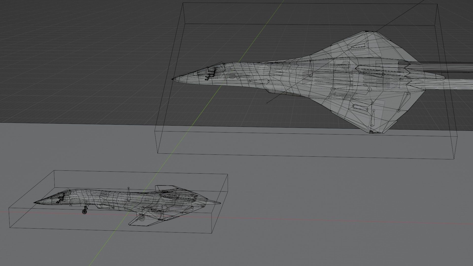 Lockheed NGAD deux - concept fighter Low-poly 3D model_18