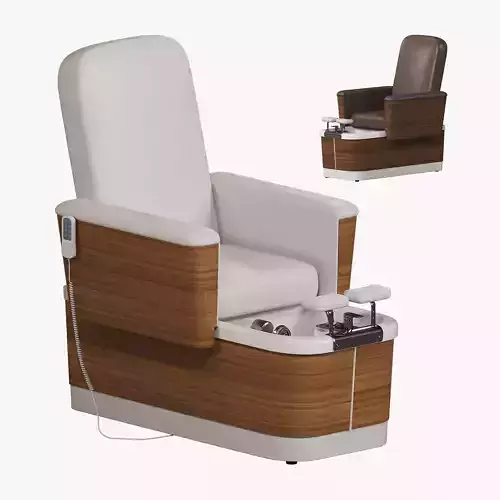 Pedicure chair FOOT DREAM LUXURY Low-poly 3D model