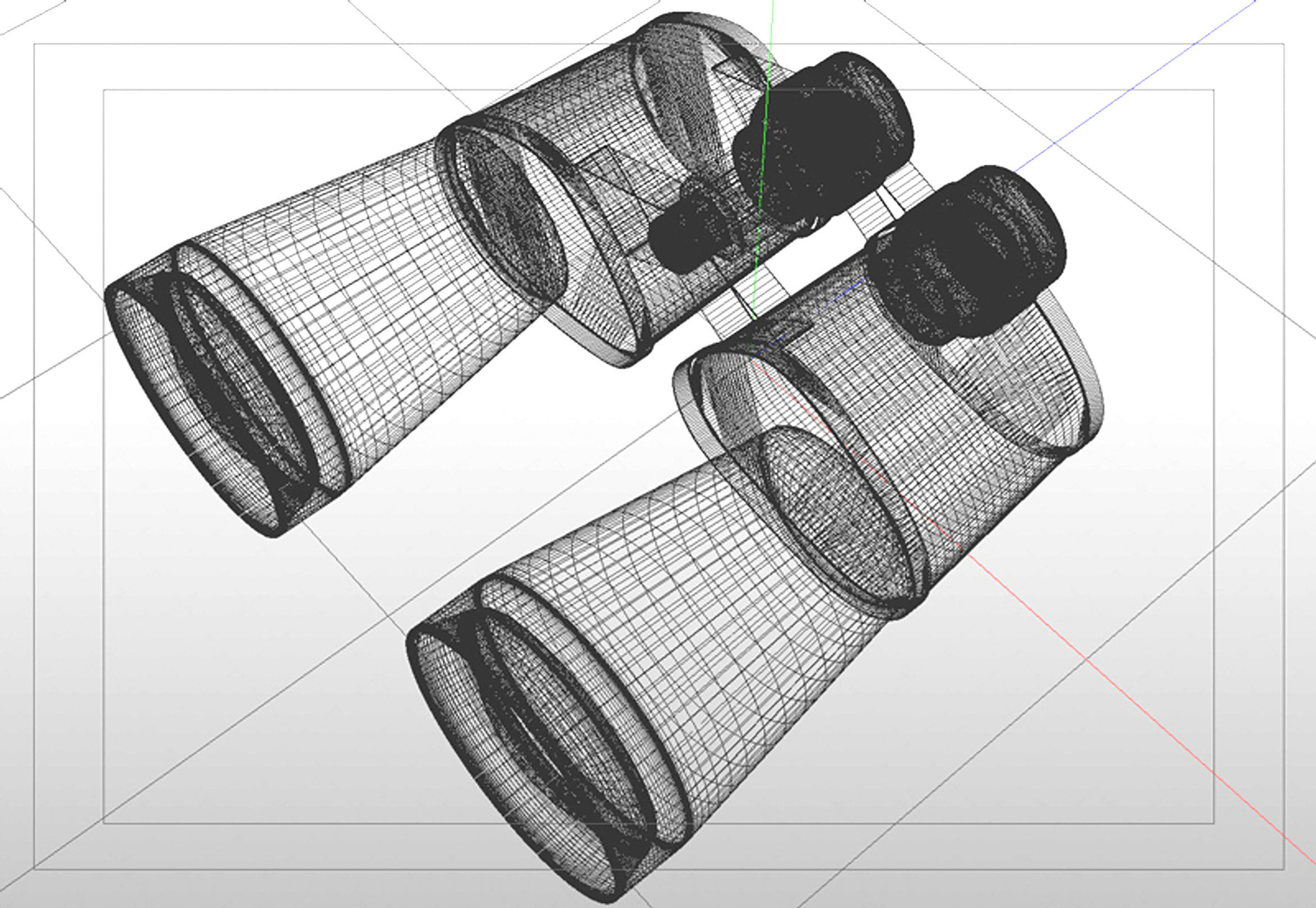 Binoculars 3D model_5
