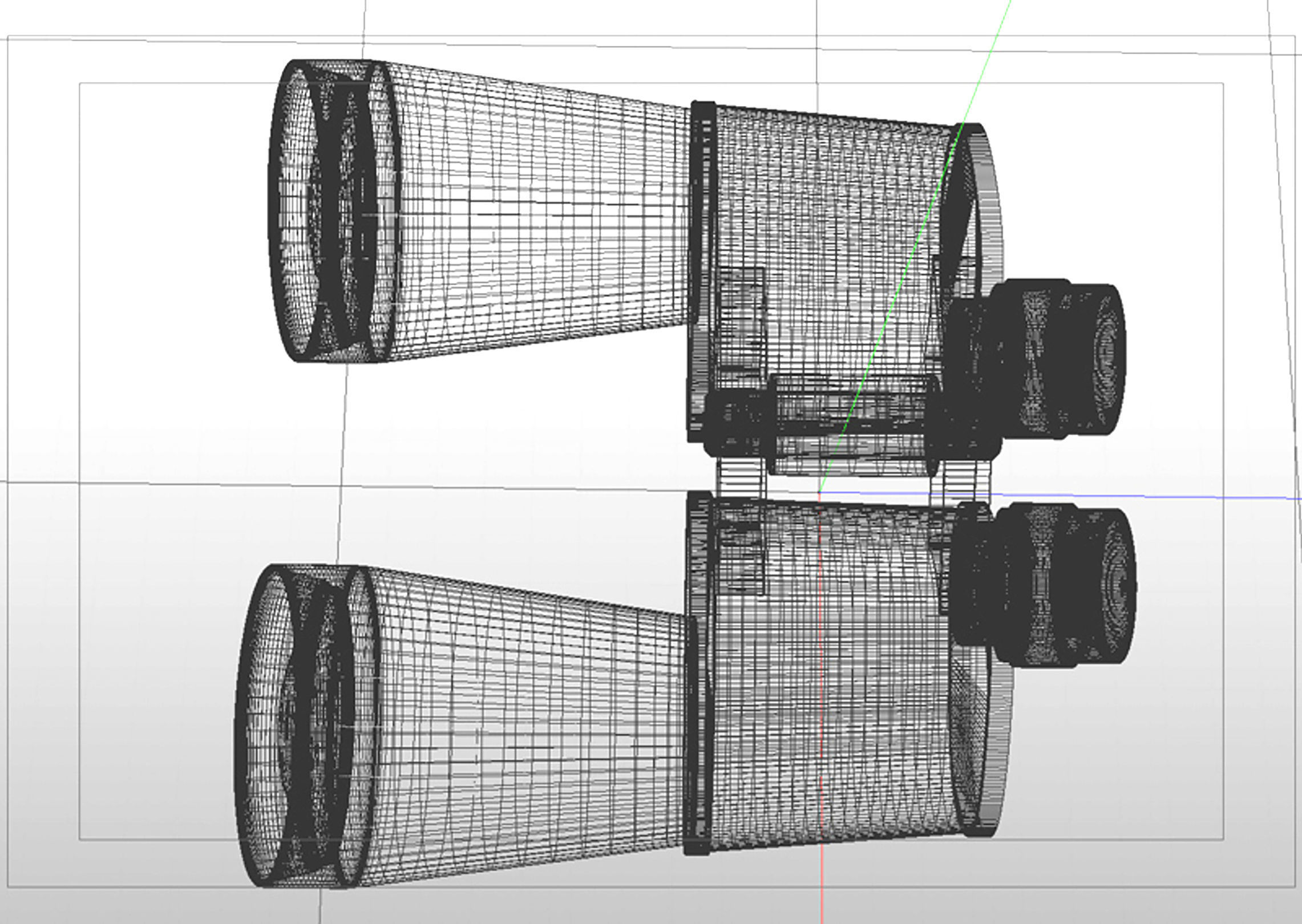 Binoculars 3D model_4