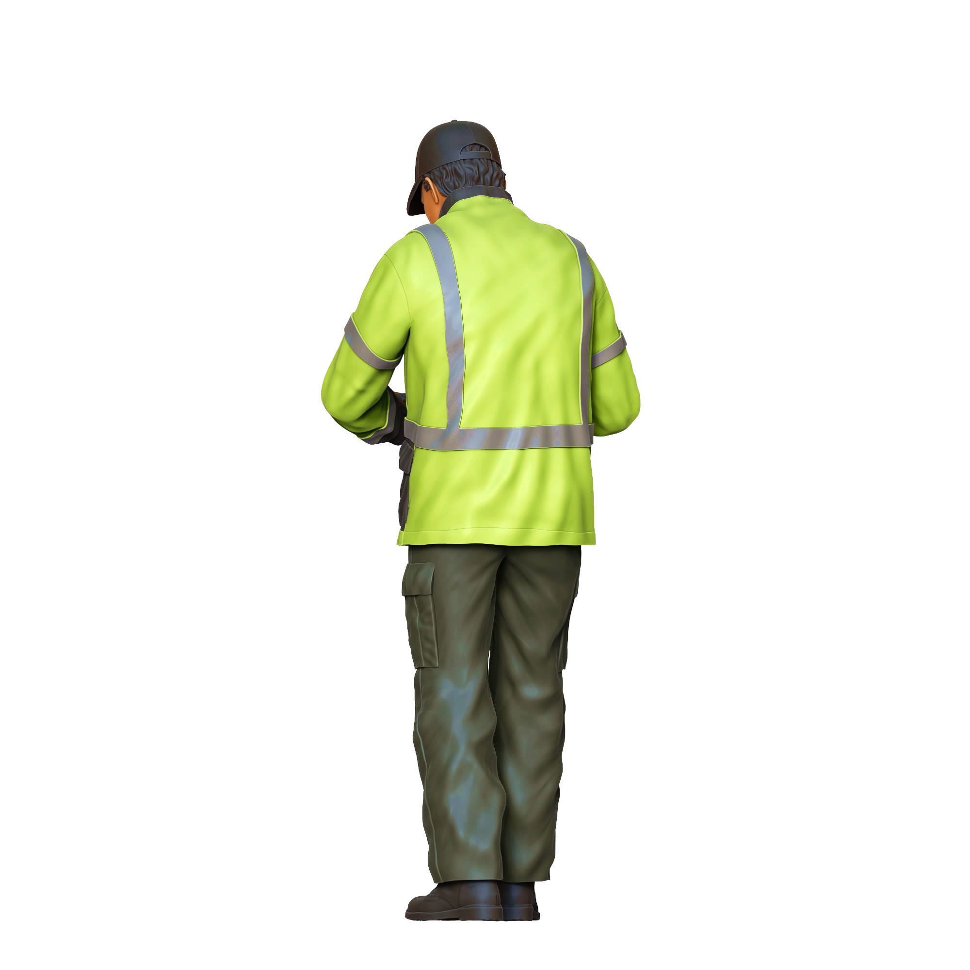 N6 Traffic Police with Clipboard 3D print model_17