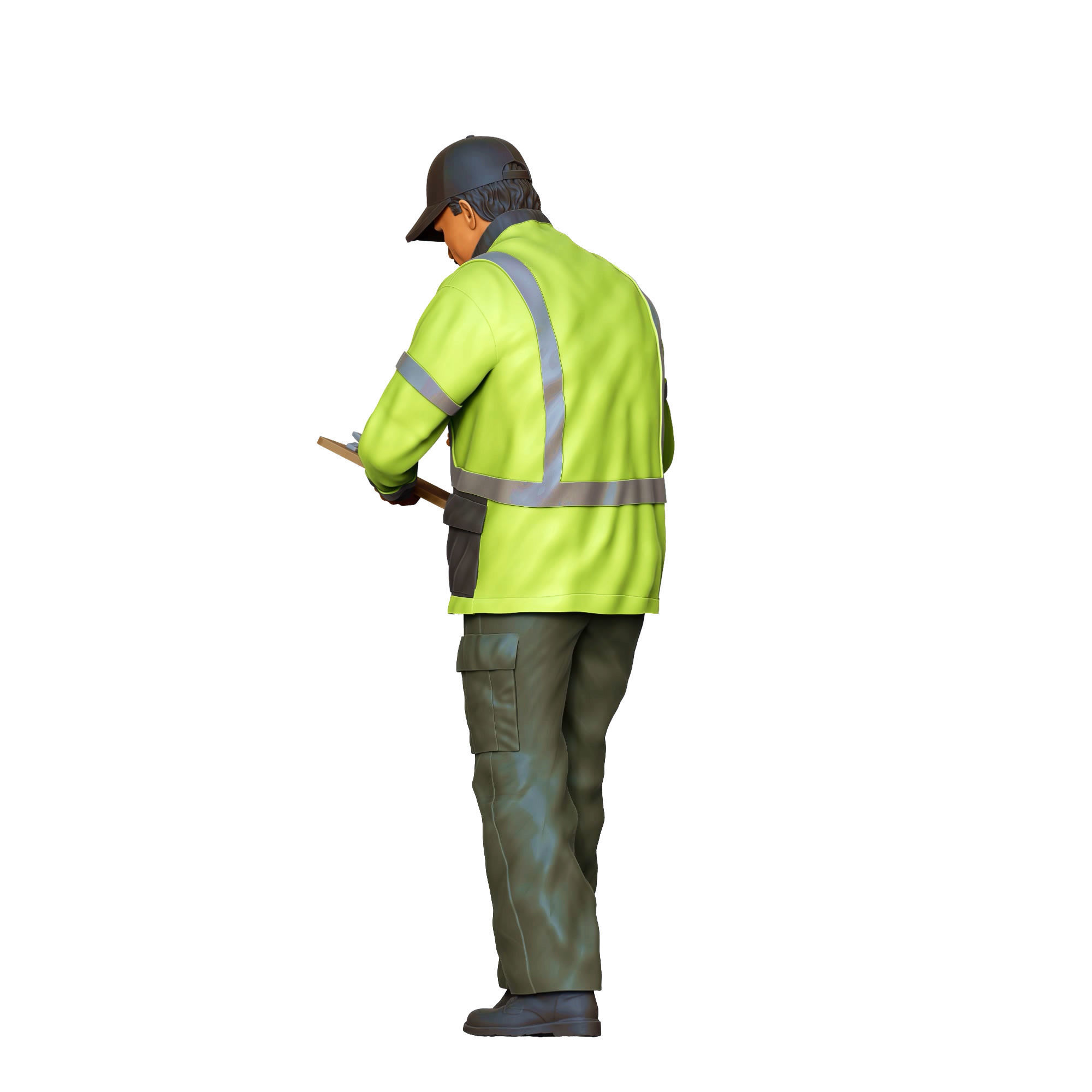 N6 Traffic Police with Clipboard 3D print model_19