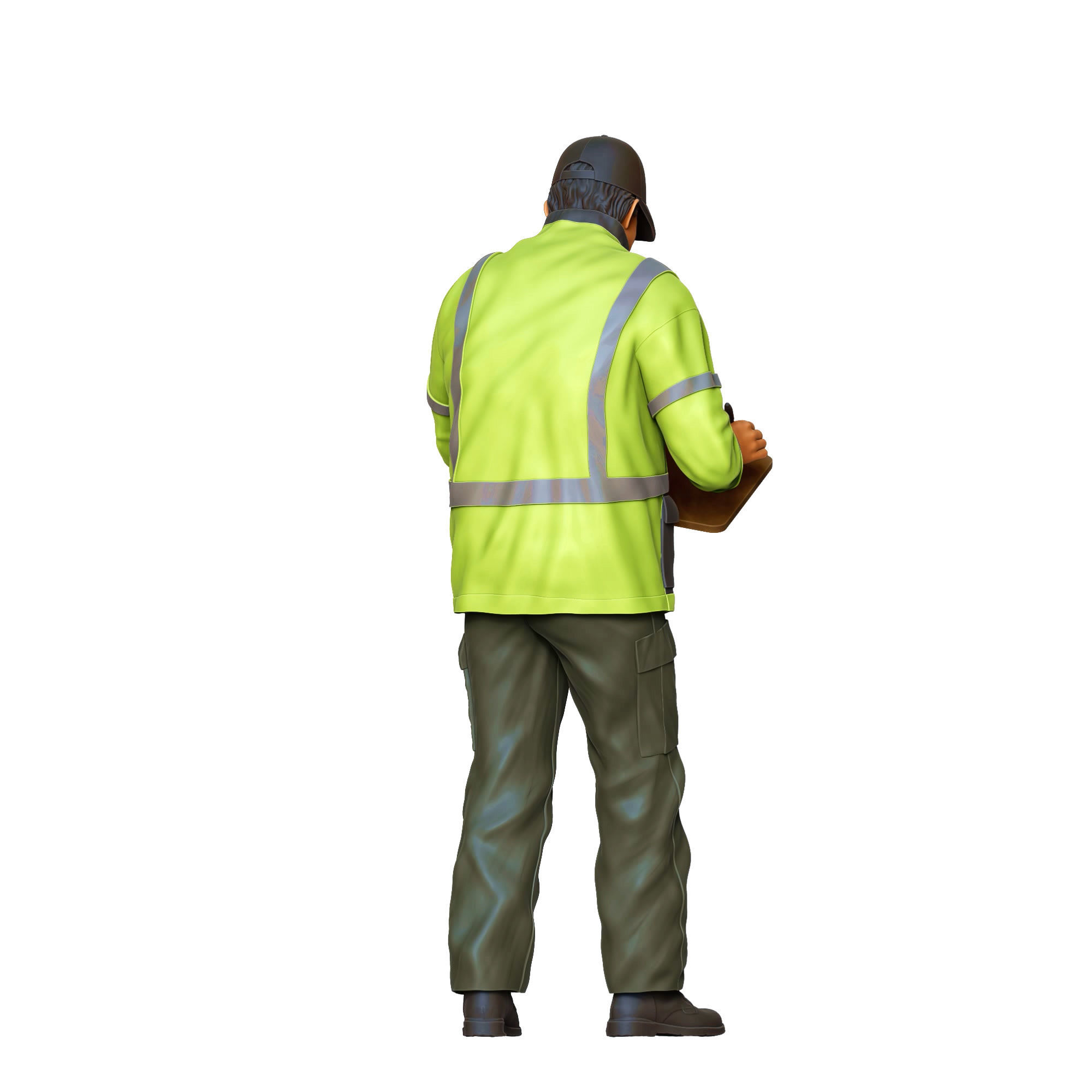 N6 Traffic Police with Clipboard 3D print model_13