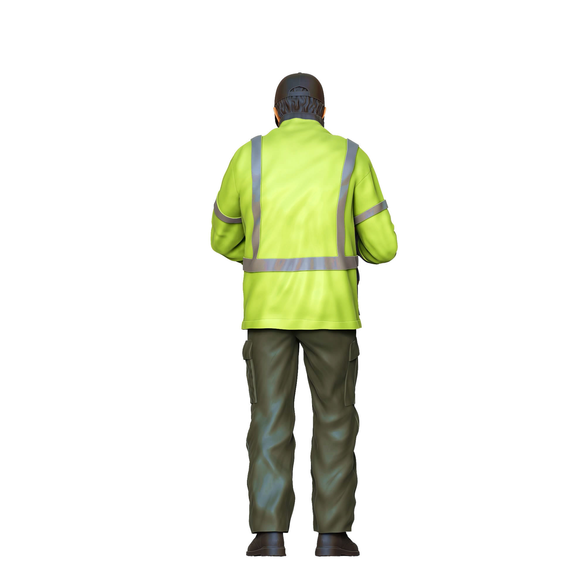 N6 Traffic Police with Clipboard 3D print model_15