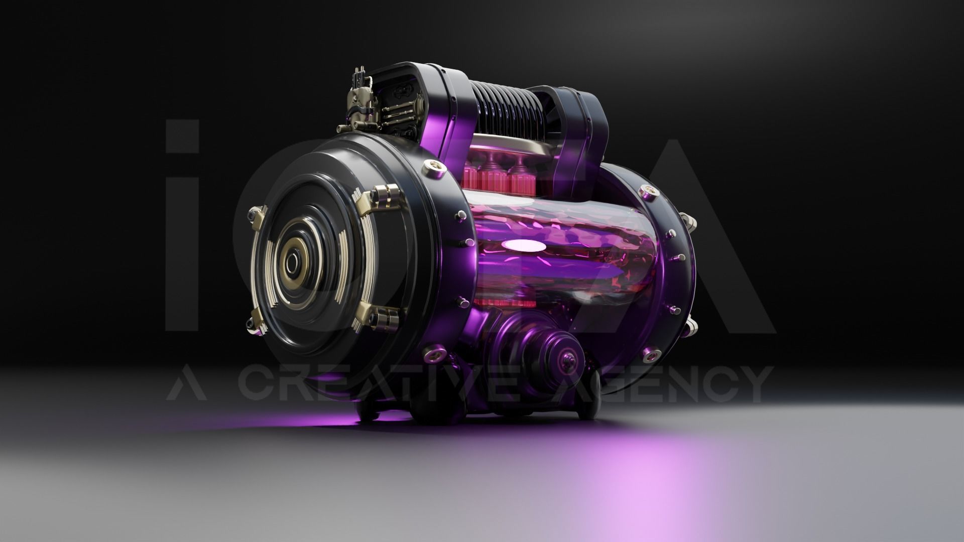 Stylized Pulse Engine animation 3D model 3D model_1