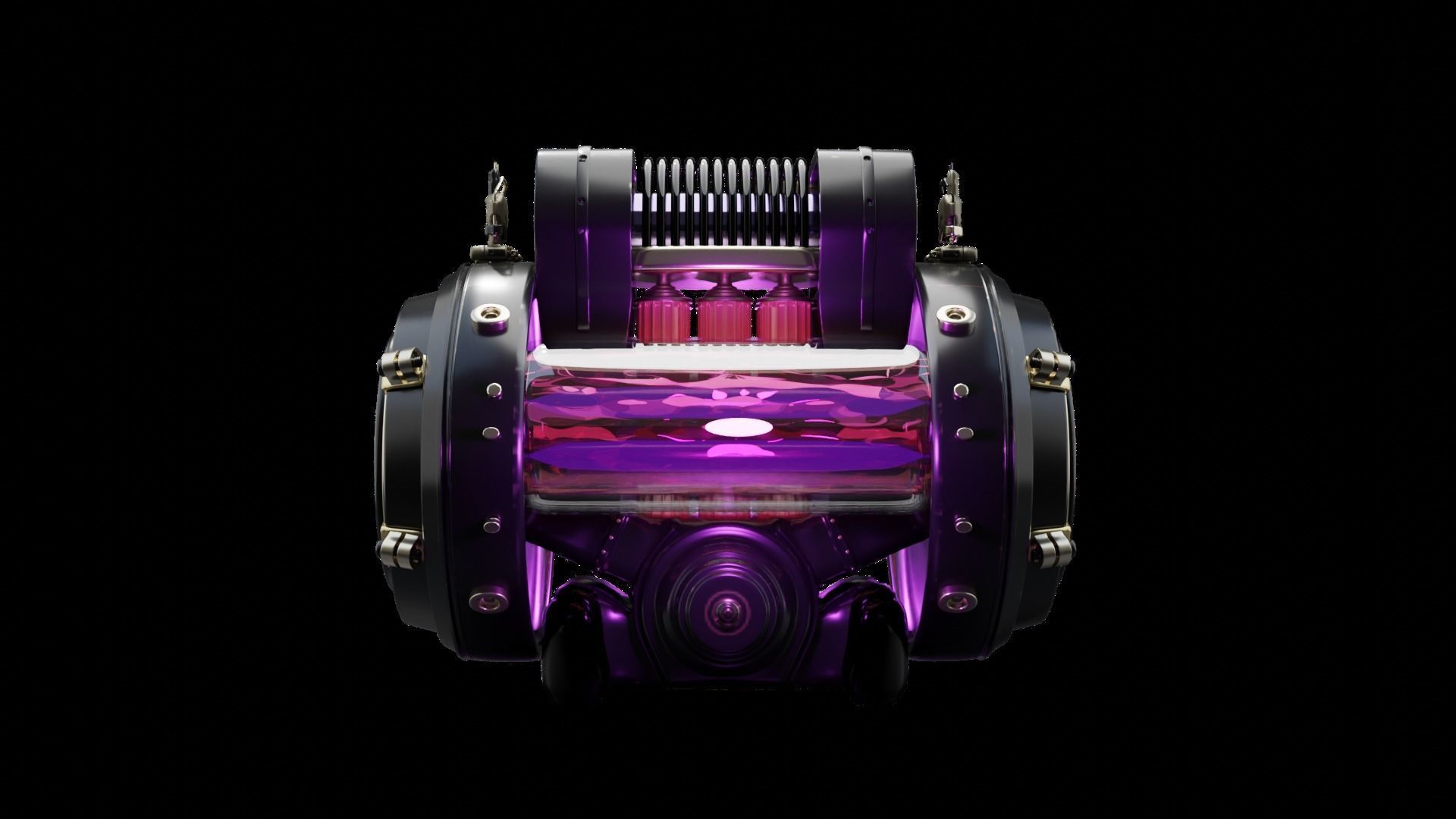 Stylized Pulse Engine animation 3D model 3D model_9