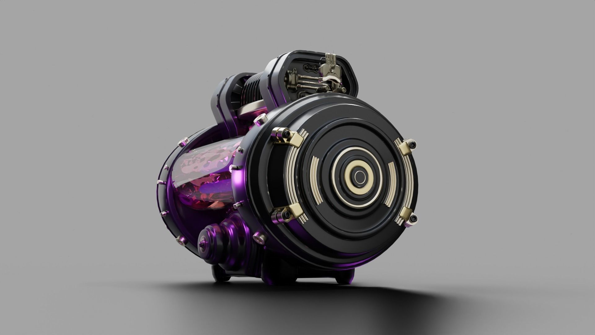 Stylized Pulse Engine animation 3D model 3D model_4
