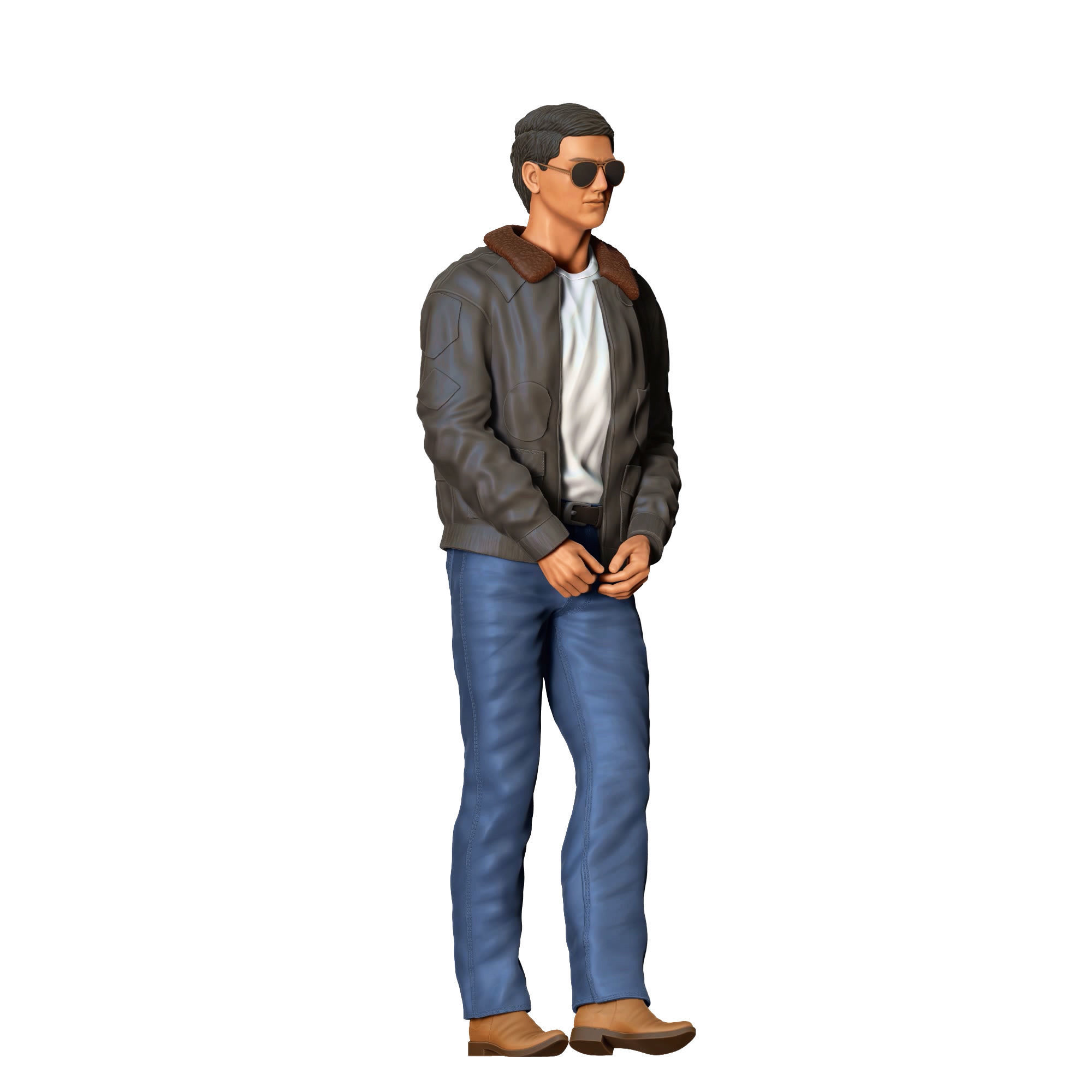 N3 Top Gun Tom Cruise 3D print model_3