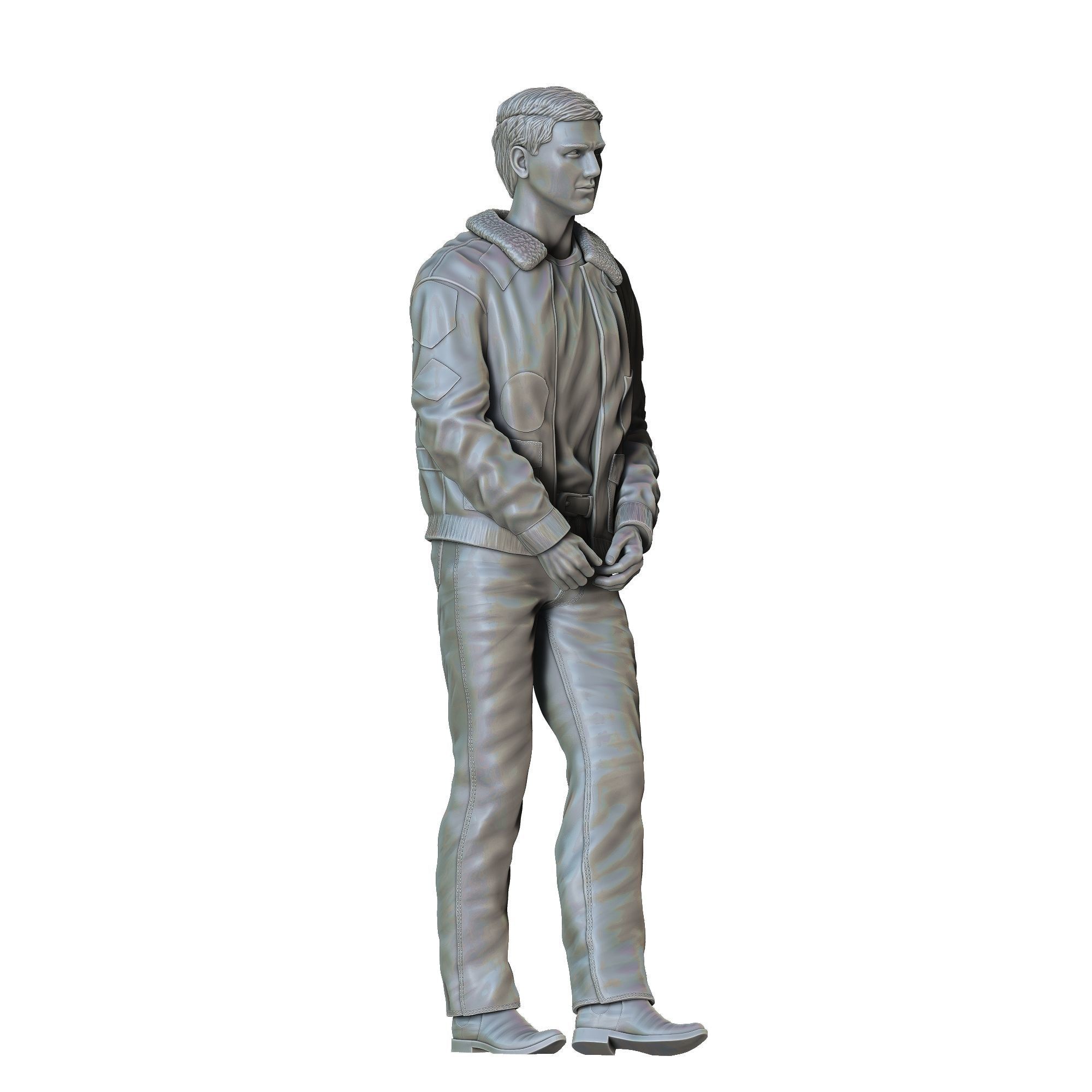 N3 Top Gun Tom Cruise 3D print model_31