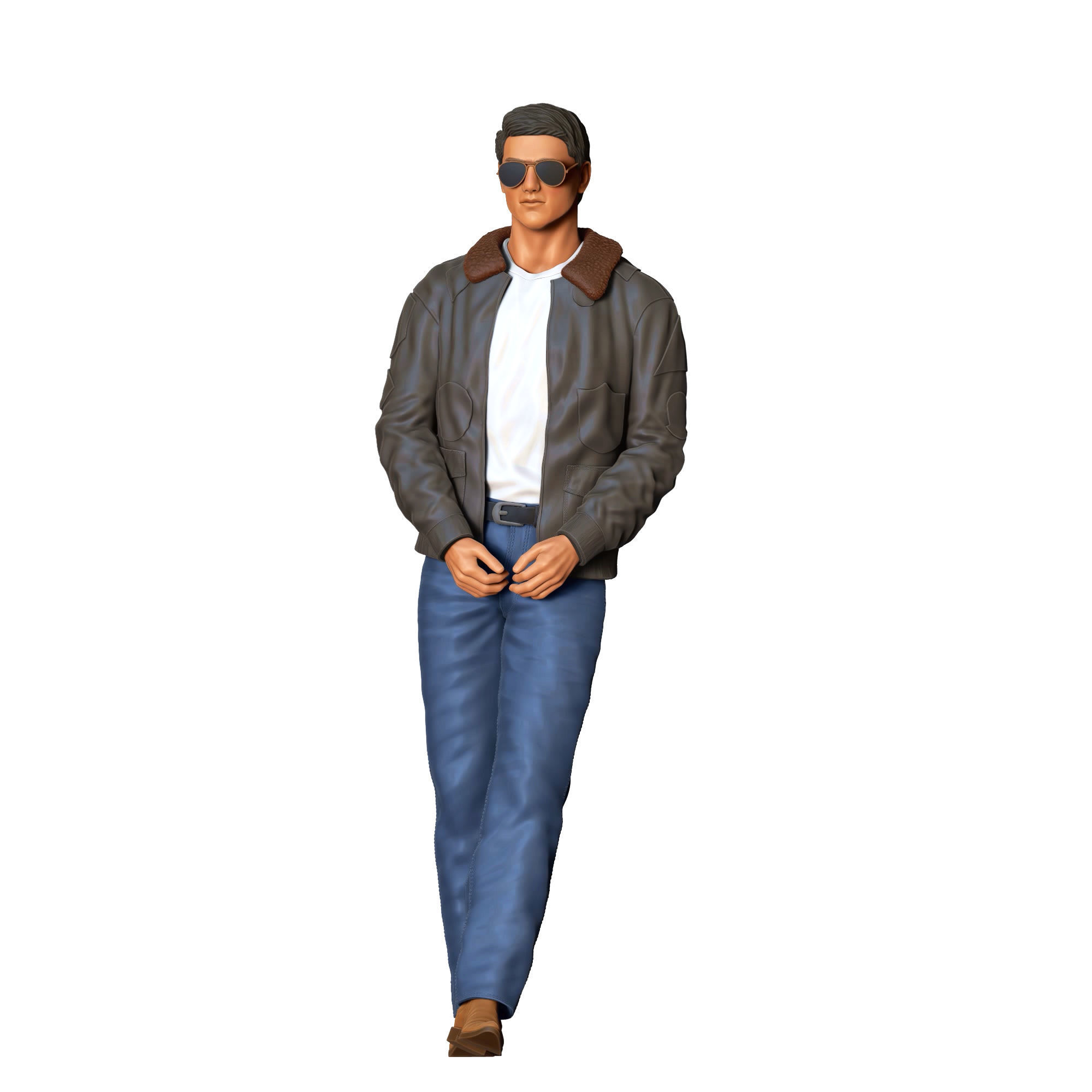N3 Top Gun Tom Cruise 3D print model_29
