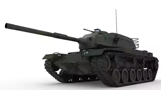 Low poly M60A3