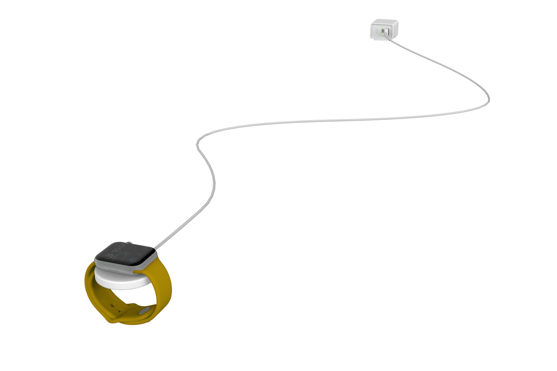 APPLE WATCH CHARGER 3D model_1