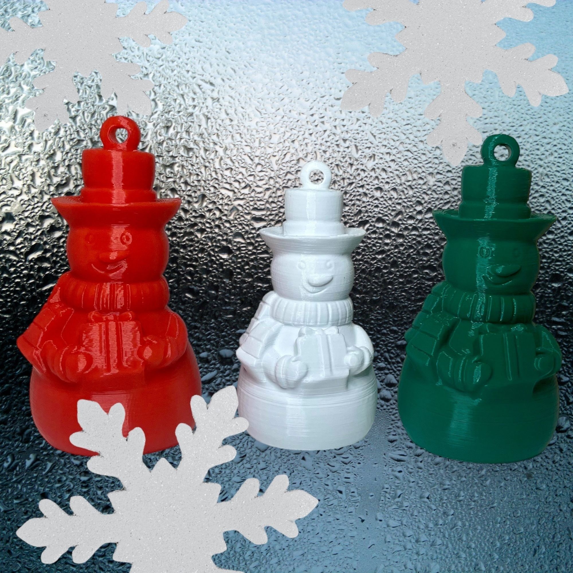Christmas ornement 3D print no support 3D print model_5