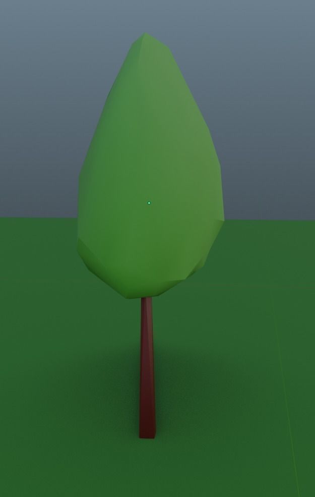 Leaf Tree Asset Free low-poly 3D model_2