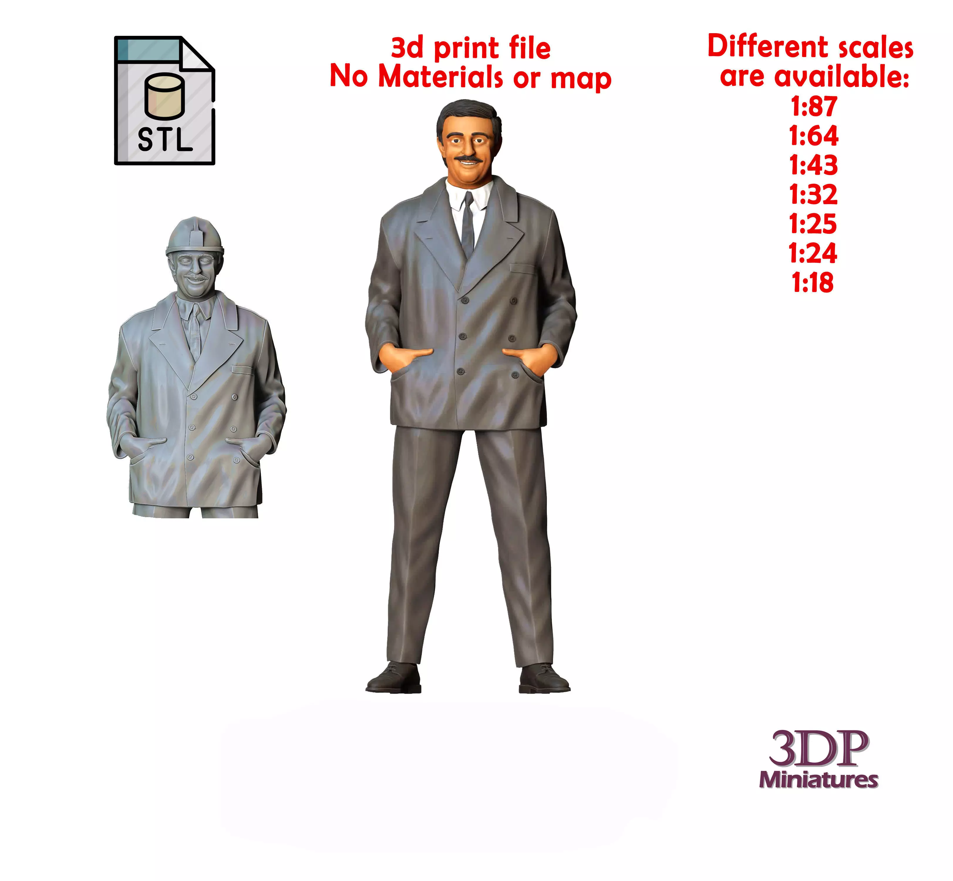 N1 Addams Family John Astin Gomez 3D print model_0